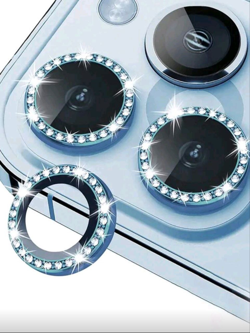 Diamond Phone Camera Lens Protector For iPhone
