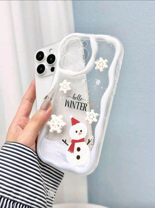 Snowy Christmas Cover For iPhone