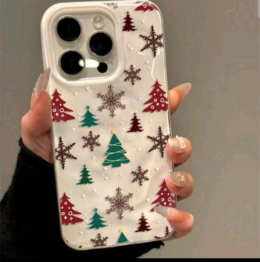 Cartoon Christmas Cover For iPhone